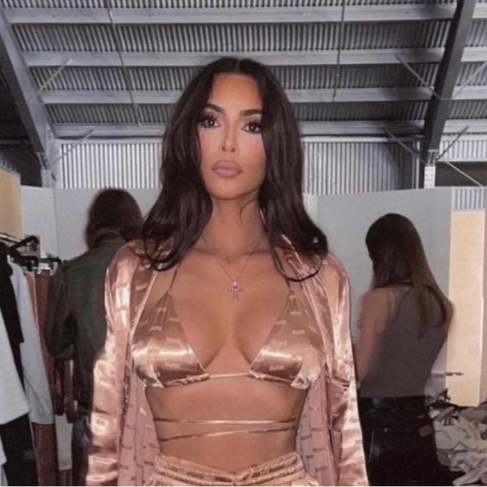 SKIMS-  Jacquard Collection Triangle Bralette